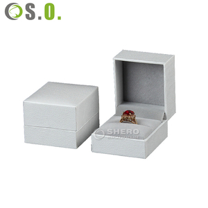 Stock Available Imitation Leather Paper Jewelry Box Complete Set Custom Print Logo Jewelry <b>Gift</b> Packaging <b>Boxes</b> - Product Image 3