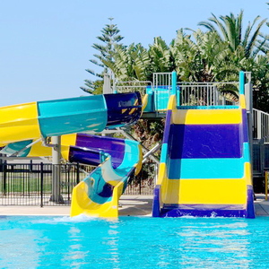 Floating <strong>Water</strong> <strong>Slides</strong> <strong>Water</strong> Play Equipment Fiberglass <strong>Water</strong> <strong>Slide</strong> for Kid Swimming Pool - Product Image 2