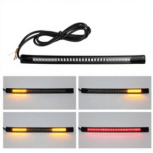 Barra de luz LED universal para motocicleta Source Factory Spot 48SMD, luz de señal de giro, luz de freno, luz trasera, impermeable, luz para matrícula - Product Image 2