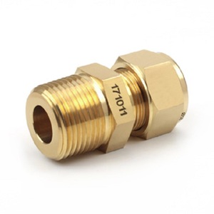 Adaptateur droit plaqué argent <span class=keywords><strong>en</strong></span> acier inoxydable 316 304, tube basse pression OD 6-20mm et filetage mâle NPT 1/8 "-1/4" - Product Image 2
