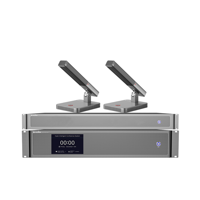HUAIN HY-SS330DA Anti-Eavesdropping Dual Diaphragm Conference Unit DSP/DDOV Technology High SNR Conference System Conference