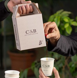 กล่องกาแฟ 1 ลิตร 3 ลิตร 5 ลิตร 96 ออนซ์ กล่องกาแฟแบบใช้แล้วทิ้ง เครื่องจ่ายกาแฟแบบกล่องพร้อมวาล์วสำหรับบรรจุภัณฑ์ปลอดเชื้อแบบถุงในกล่อง - Product Image 4