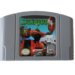 Drop shipping Ретро Классический английский язык США версия видеоигры STARFOX64 Cartrisges