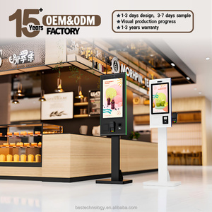 Kiosco de Pedidos Inalámbrico 4G LTE con Android 13 y Soporte POS para Zonas de Comida y Restaurantes de Servicio Rápido - Product Image 2