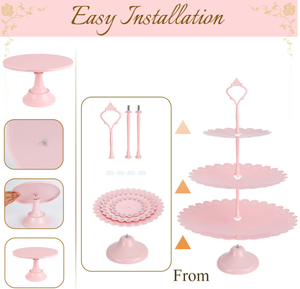 Wholesale Cake Stand <strong>Metal</strong> Dessert Display Set Tiered Tower Cupcake Holder Fruit <strong>Candy</strong> Donut Plate Serving Tower <strong>Tray</strong> Platter - Product Image 6
