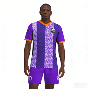 زي كرة قدم عالي الجودة الأكثر مبيعًا، خفيف الوزن، مصنوع من البوليستر، زي كرة قدم للبالغين - Product Image 2