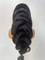 9X6 Sofort Lieferbare Klebefreie Lace Wig Eilbestellung Vorgefertigte Echthaar-Perücke mit Body Wave