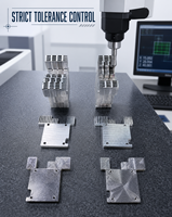 Boîtier métallique sur mesure de haute précision usiné CNC, pièces de fraisage en aluminium argenté pour équipement électronique