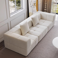 Ensemble de canapé modulaire en éponge compressée emballée sous vide personnalisée, ensemble de pouf, canapé sectionnel, ensemble de canapé compressé pour la maison