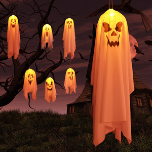 Transfrontalier Halloween décoratif LED Flash lumière nouveau tissu <span class=keywords><strong>horreur</strong></span> fantôme extérieur scène mise en page accessoires - Product Image 2