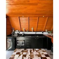 2025 Petite maison moderne en bois de style méditerranéen Villa de vacances de luxe en Floride facile à assembler avec chambres de jardin