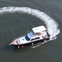 Bateau de tourisme à cabine de luxe de 15m, yacht à vendre, moteur hors-bord à coque en aluminium pour le sport, les loisirs et la pêche