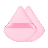 Éponge de maquillage en velours floqué en forme de goutte d'eau, personnalisable avec logo OEM/ODM, pour poudre, marque privée