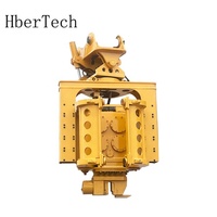 Vibro-marteau hydraulique à prise latérale KS70, piqueuse à grue latérale montée sur excavatrice, machine de piquage pour les constructions