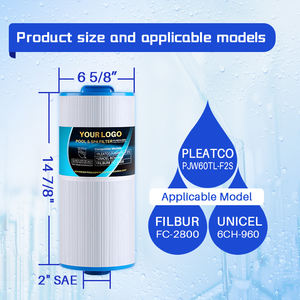 ใช้งานร่วมกับ PWW50P3 6CH-940 FC-0359 817-0050 25252 03FIL1400 ตลับกรองสระว่ายน้ําว่ายน้ํา - Product Image 2