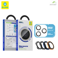 Pelindung Lensa Kamera Kaca Tempered Anti-Reflektif, Anti Debu, Anti Air, Anti Gores 9H untuk 17 Pro Max