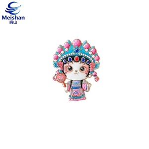 Meishan Peking <span class=keywords><strong>Opera</strong></span> Qingyi Corona de Fénix Xiapei, Insignia Coleccionable de Aleación Metálica Grabada Vintage con Diseño de Traje, Regalo - Product Image 3