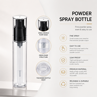 Flacon pulvérisateur personnalisé en PET pour poudre capillaire, shampoing sec, emballage cosmétique OEM ODM