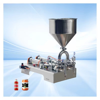 Machine de remplissage automatique pneumatique à pompe magnétique haute efficacité pour bouteilles, gobelets et sachets de 100 à 1000 ml (boissons, eau, huile)