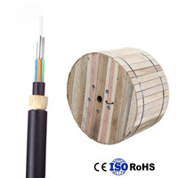 Kabel Serat Optik ADSS All Dielectric Self-supporting Outdoor SM G657A2 4 6 8 12 24 48 96 Core Kabel Serat Optik ADSS 2KM Harga
