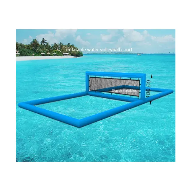 Custom Design Mini tragbare wasserdichte PVC Outdoor Wassersport spiel Aufblasbares Volleyball feld