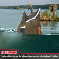 Leurre de chasse 3D en forme de queue de canard, en plastique simulé, durable, écologique, avec quille lestée