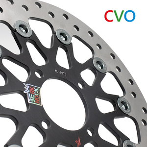 Đĩa phanh xe máy điện, kiểu cánh quạt nổi, độ dài 267mm, 4 lỗ, đã được độ chế - Product Image 6