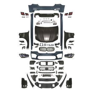 Parachoques para <span class=keywords><strong>BMW</strong></span> Serie 5 F10 F18, Actualización <span class=keywords><strong>2022</strong></span> G30 M5, Kit de Carrocería, Parrilla, Guardabarros, Faldones Laterales, Faros Delanteros, Faros Traseros - Product Image 1