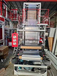 Taiwan Qualität Hochgeschwindigkeits-PE LDPE HDPE PBAT PLA Maisstärke Biologisch abbaubare Schrumpf plastik Rollfilm herstellung Blas maschine Preis - Product Image 3