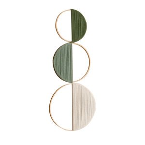 3pcs/set <strong>Macrame</strong> Round <strong>Wall</strong> <strong>Hanging</strong> Woven Tapestry Bamboo <strong>Circle</strong> <strong>Wall</strong> Decor Boho Home Decorations Living Room Aesthetic Decors - Product Image 5