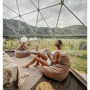 Tenda luar ruangan <span class=keywords><strong>igloo</strong></span> glamping, tenda kubah pvc tahan air liburan Dengan Kolam Renang - Product Image 5