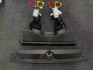 Tubo di Aspirazione Turbo per <span class=keywords><strong>Audi</strong></span> <span class=keywords><strong>RS6</strong></span> C8 RS7 C8 4.0T V8 e Condotto di Aspirazione in Fibra di Carbonio per Upgrade di Raffreddamento - Product Image 6