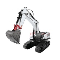 Offre Spéciale HUINA 1594 1/14 échelle 2.4G 22CH pelle sur chenilles ingénierie Construction véhicules camion
