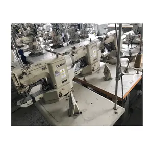 Buone condizioni usate macchine da cucire Bartacking per macchine a punto annodato Japan Brother KE-430D in vendita