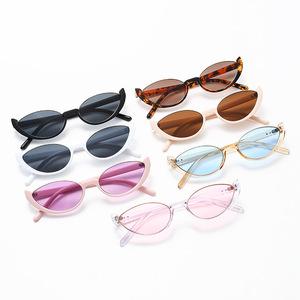 Europe and the United States Popular Beautiful Ladies Fashion Color Cat Eye Half <b>Frame</b> Sunglasses - Product Image 1