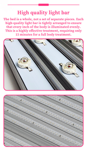 एलईडी प्रकाश चिकित्सा भौतिक चिकित्सा उपकरण 660nm 810nm लाल प्रकाश चिकित्सा पूर्ण शरीर का उपयोग बिस्तर - Product Image 5