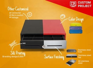 Hệ Thống <span class=keywords><strong>Pos</strong></span> Ngăn Kéo Tiền Mặt Kinh Tế Điện Tử Tiền Mặt Đăng Ký Tiền Lưu Trữ Hộp Ngăn Kéo - Product Image 6