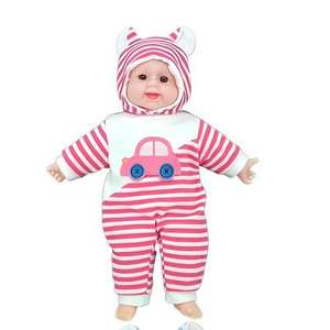 <span class=keywords><strong>40CM</strong></span> Mini <span class=keywords><strong>Reborn</strong></span> Soft Silicone Baby Doll Will Blink Cute <span class=keywords><strong>Reborn</strong></span> Dolls Jouets éducatifs pour les tout-petits - Product Image 1