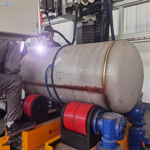 Tự động thép không gỉ xung hàn robot cho tàu áp lực sáng Mài Tank Vault xây dựng PLC lõi động cơ - Product Image 2