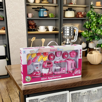 Mini appareils électroménagers jouets - Jouets grille-pain, caisse enregistreuse, cuisinière, distributeur d'eau potable en plastique durable pour les jeux de cuisine des enfants