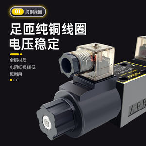 Youquen Solenoid Directional Valve DSG-02-3C2-DL 2B3B 3C4 3C5 3C60-LW Hydraulic Control - Product Image 3
