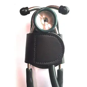 China Suppliers Environmental Pu Leather Stethoscope Case With Shoulder Strap Littmann Stethoscope Case Holder