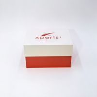 Boîte en carton rigide noire personnalisée avec fenêtre en PVC et logo imprimé à l'intérieur, emballage pour chaussettes d'enfants, boîte cadeau, impression personnalisée de la marque