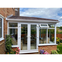 Fenêtre à battant horizontale moderne en PVC avec double vitrage UPVC pour hôtels et villas, design de cadre en plastique