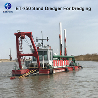 Mesin Pemompa Pasir Sungai Tipe Cutter Suction Dredger dengan Mesin dan Sistem Penentuan Posisi GPS