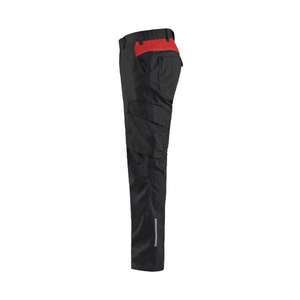 BLAKLADER - 144418329956C64 Pantalon industriel stretch Noir/Rouge-PANTALON DE TRAVAIL EAN 7330509757826 PANTALON DE TRAVAIL CARGO - Product Image 4
