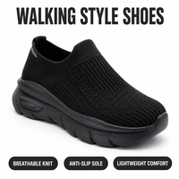 Chaussures de marche pour femmes, légères, respirantes, antidérapantes, en mesh, confortables, style décontracté, vente en gros