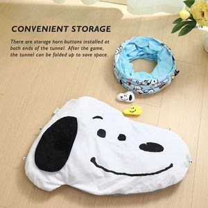 บ้านแมวของเล่นแมวอุโมงค์และเตียงแบบ<span class=keywords><strong>2</strong></span>อิน1ของเล่นแมวทุกฤดูพร้อมของเล่นแบบอินเตอร์แอคทีฟสำหรับในร่ม - Product Image 4