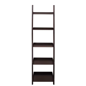 Mdf Wood Home Folding 4 to 5-tier <strong>Leaning</strong> <strong>Ladder</strong> Book <strong>Shelf</strong> Corner Storage <strong>Shelf</strong> - Product Image 3