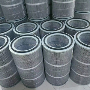 Polyester geplooide puls-jet back PTFE membraan luchtcassette filter water&olie herbruikbaar polyester antistatisch filterpatroon - Product Image 6